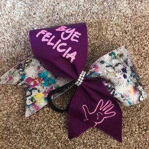 Cheer bow “Bye Felicia” allstar now